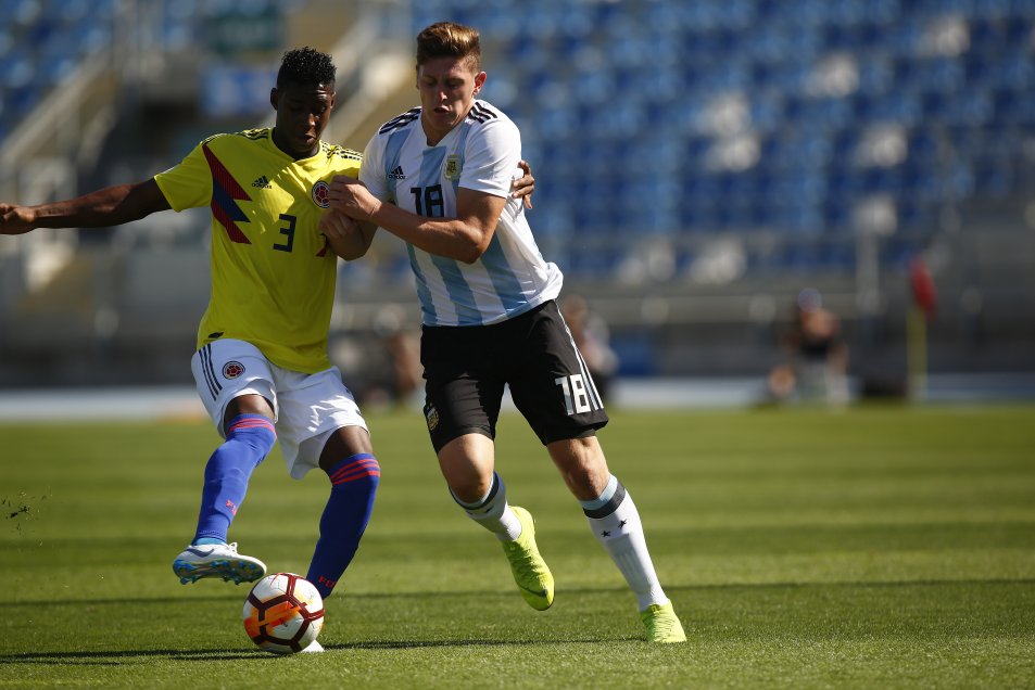 Argentina consiguió su primera victoria en el hexagonal final tras derrotar a Colombia