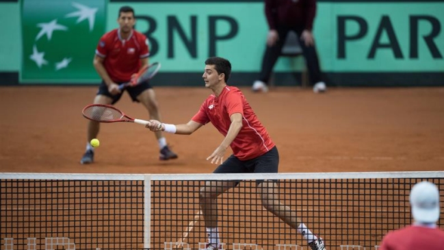 Podlipnik y Barrios cayeron en un batallado dobles y Austria tomó ventaja sobre Chile en Copa Davis
