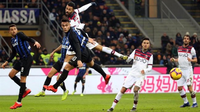 Erick Pulgar fue fundamental en triunfo de Bologna ante Inter de Milán