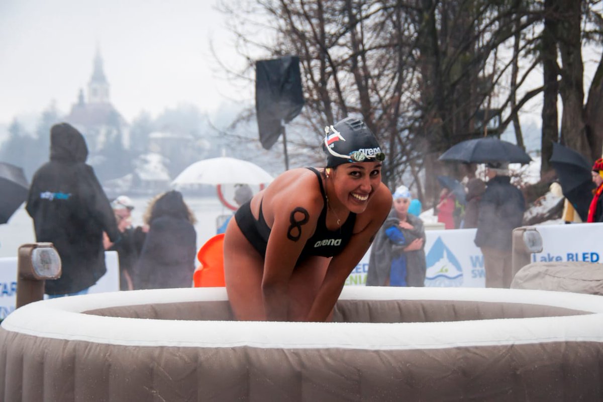 La nadadora Bárbara Hernández se lució con 11 medallas en Circuito Mundial de Aguas Gélidas