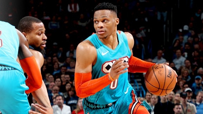 Russell Westbrook sumó gran actuación en triunfo de Oklahoma City Thunder frente a Orlando Magic