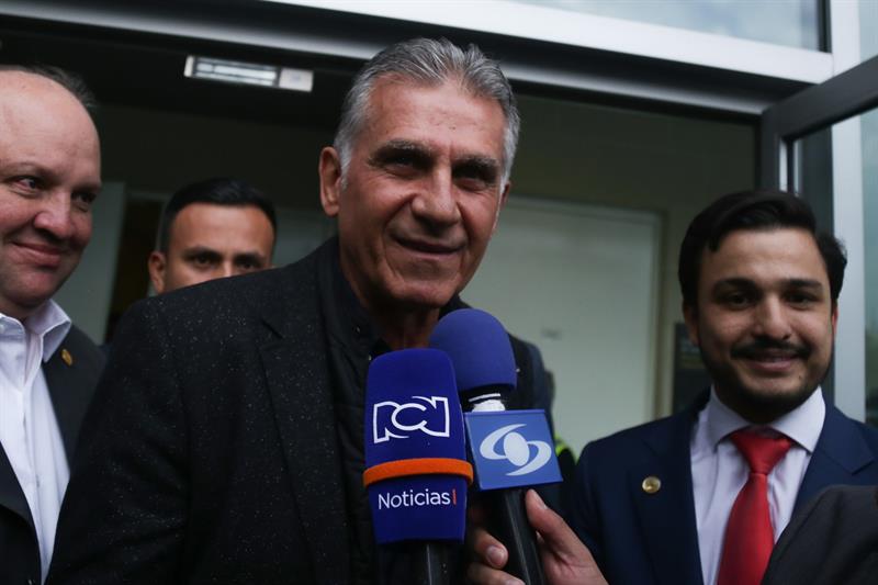 Carlos Queiroz tuvo su primer día como director técnico de la selección colombiana