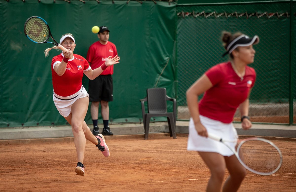 Chile cerró con contunde victoria en el dobles su triunfo en la serie ante Argentina en la Fed Cup