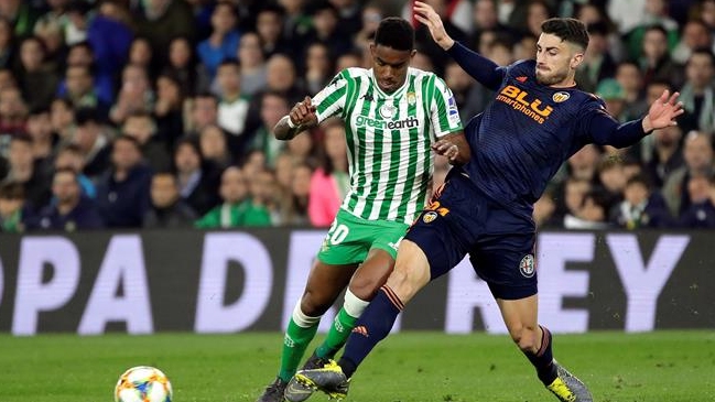 Valencia igualó en la agonía ante Real Betis por las semifinales de la Copa del Rey