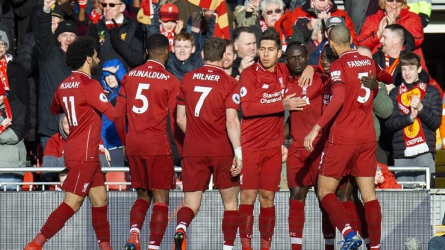 Liverpool volvió al triunfo ante Bournemouth y retomó el liderato exclusivo de la Premier League
