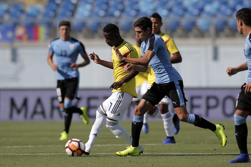 Colombia se quedó en el suspenso al igualar sin goles con Uruguay en el Sudamericano