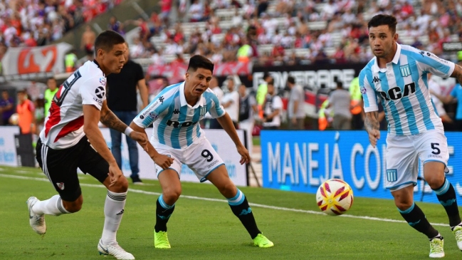 River Plate tumbó al encumbrado Racing que puede perder el liderato exclusivo de la Superliga