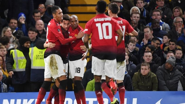 Manchester United superó a Chelsea y avanzó en la FA Cup con presencia de Alexis Sánchez