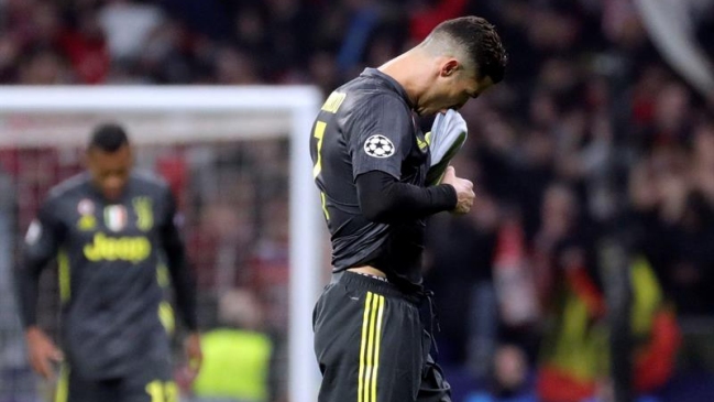 El gesto de CR7: Yo tengo cinco Champions, el Atlético, cero