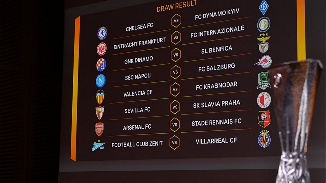 Así quedaron armados los octavos de final en la Liga de Europa