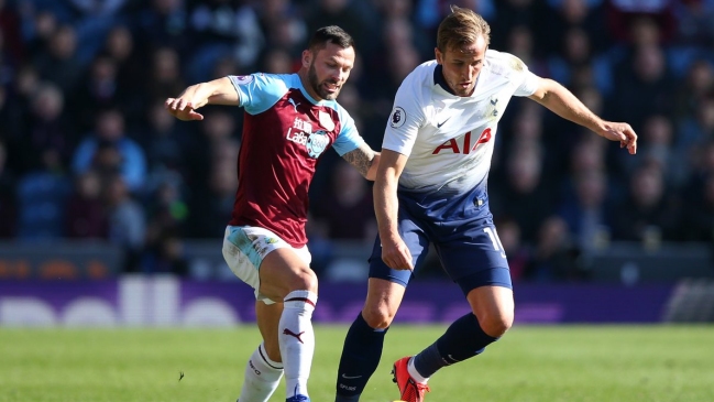 Golazo de Harry Kane fue insuficiente en caída de Tottenham ante Burnley