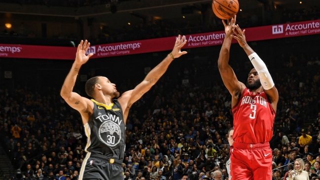 Houston Rockets soprendió y sin la necesidad de James Harden derrotó a Golden State Warriors