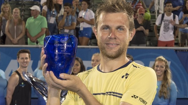 Radu Albot salvó tres puntos de partido ante Evans y ganó su primer título en Delray Beach