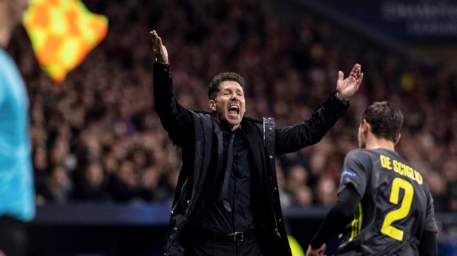 UEFA abre expediente a Diego Simeone por gestos obscenos