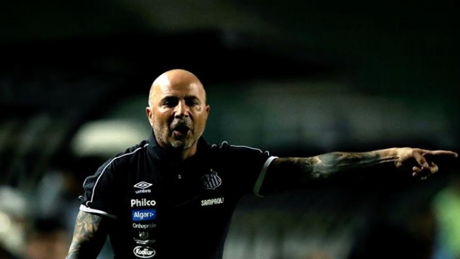 Santos de Sampaoli no pudo con River Plate de Uruguay y se despidió de Copa Sudamericana