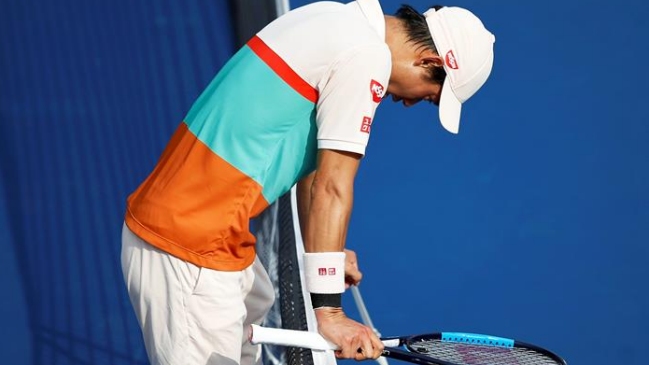 Kei Nishikori fue eliminado por el polaco Hubert Hurkacz en octavos de Dubai