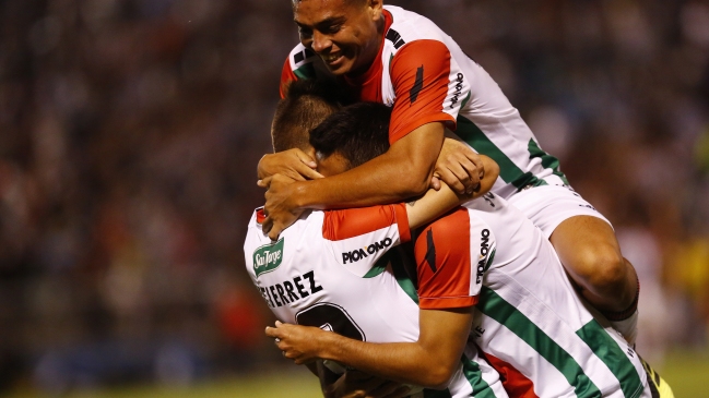 La desatada celebración en el camarín de Palestino tras la victoria sobre Talleres
