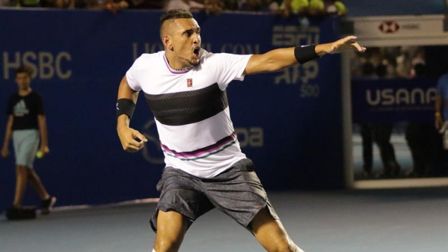El irreverente Nick Kyrgios vence a Nadal en Acapulco