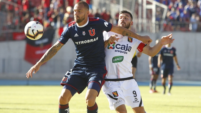 Más problemas para la U: Lucas Aveldaño se sumó a la lista de lesionados