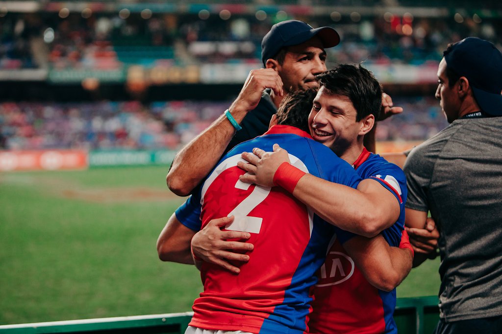 Los Cóndores lograron un valioso empate ante Sudáfrica en el Seven de Las Vegas