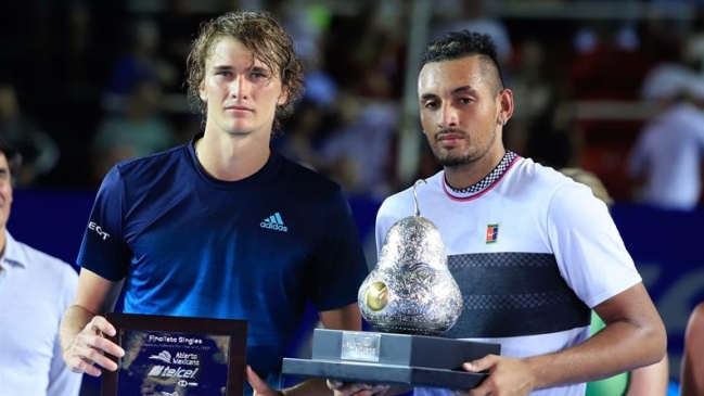 Nick Kyrgios ganó el ATP de Acapulco tras batir a Alexander Zverev