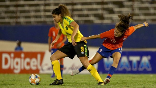 La Roja femenina volvió a sucumbir ante Jamaica en su camino de preparación al Mundial