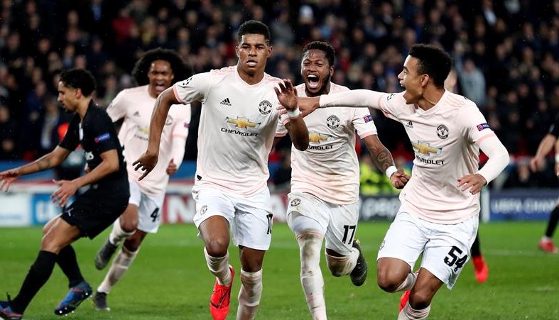 Los goles de la emotiva remontada de Manchester United ante PSG en Paris