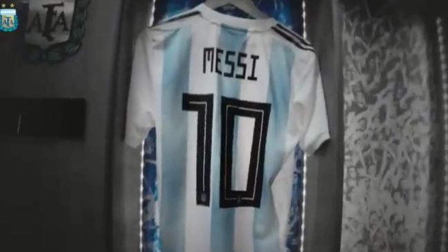 “De nuevo en casa”: El video que le dedicó la selección argentina a Messi