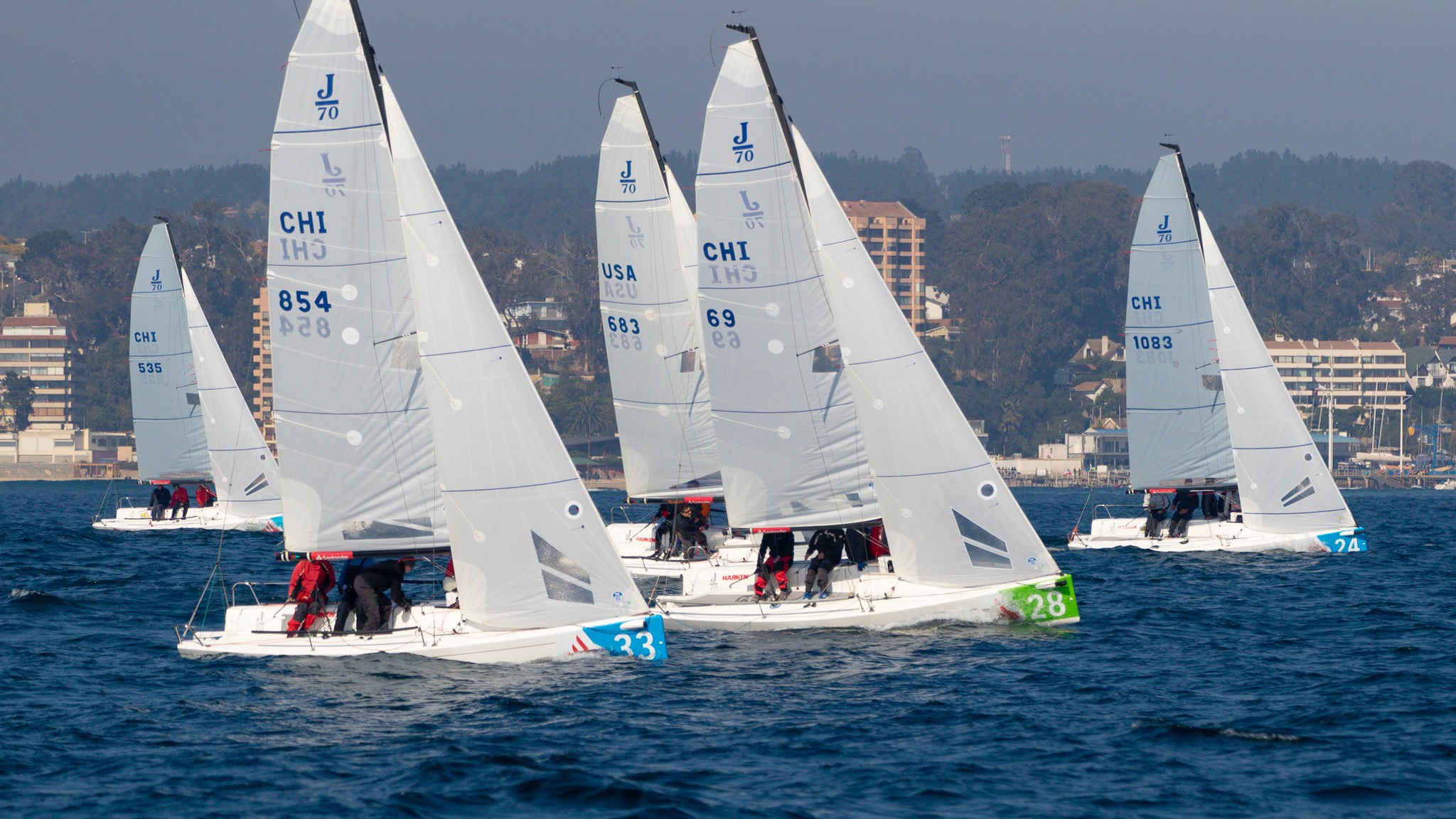 Este viernes comienza el Campeonato Nacional de Veleros J/70 en Algarrobo