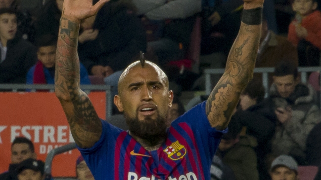 DT de Barcelona a Vidal: Entre al minuto que entre da siempre el cien por ciento