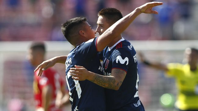 Matías Rodríguez deslumbró con un golazo para dejar en ventaja a la U ante Unión Española