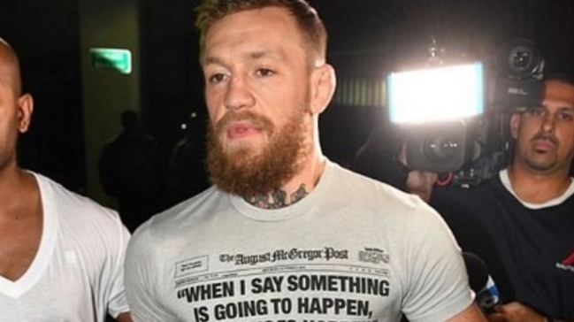 A lo rockstar: Así fue la salida de Conor McGregor de la cárcel