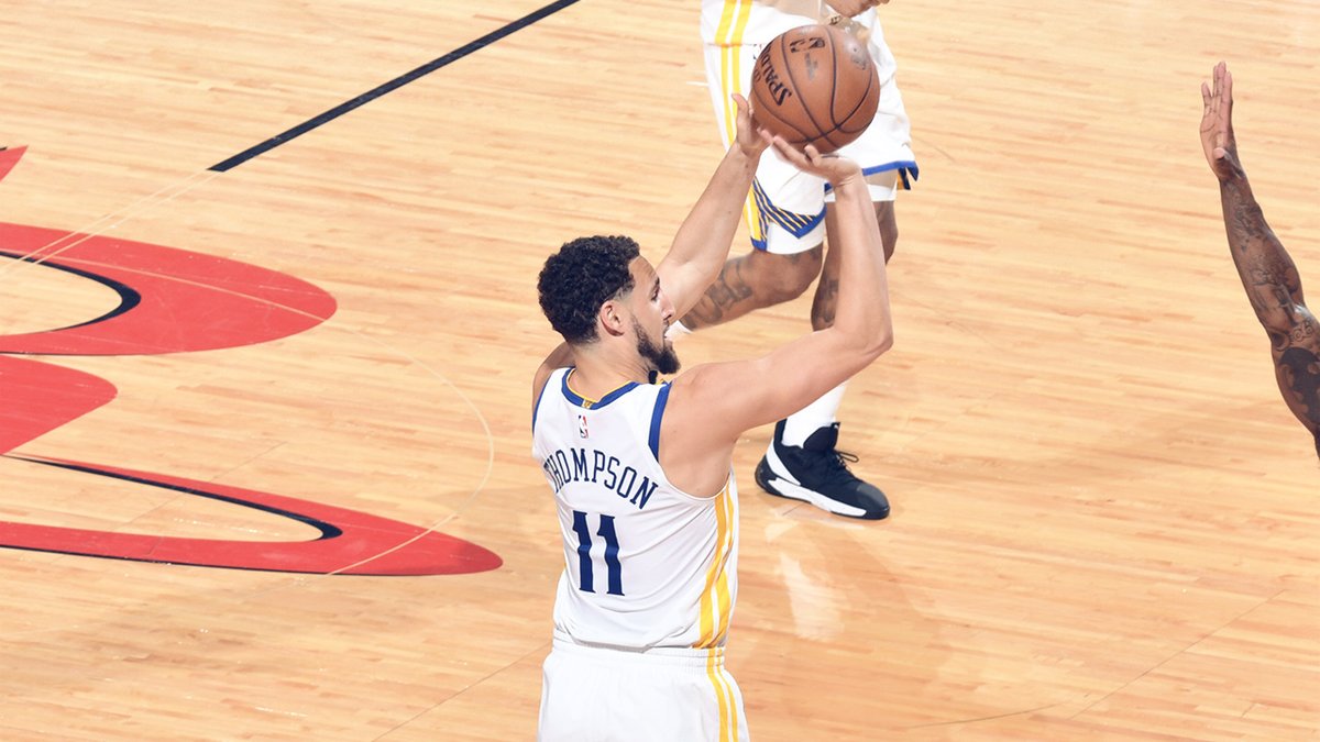 La encendida actuación de Klay Thompson en victoria de los Warriors sobre Houston Rockets