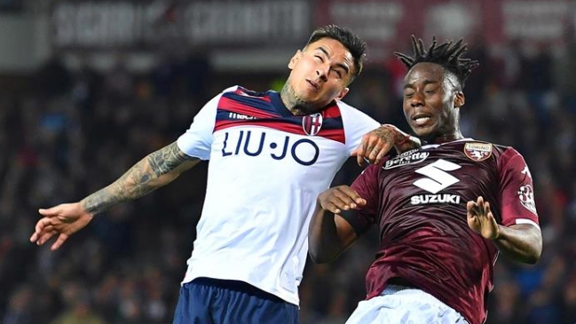 Erick Pulgar fue figura en Bologna que venció a Torino y salió de la zona de descenso