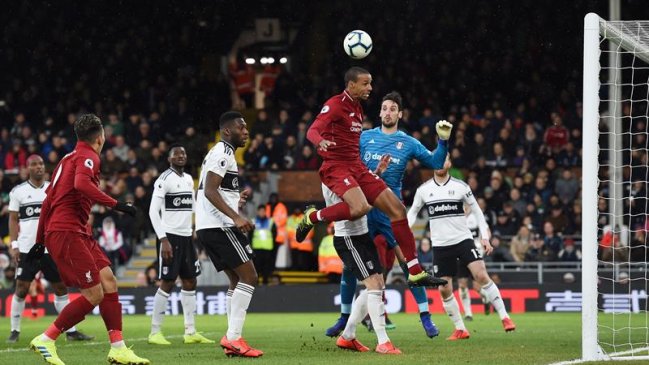El triunfo que le permitió a Liverpool ascender a la cima de la Premier League