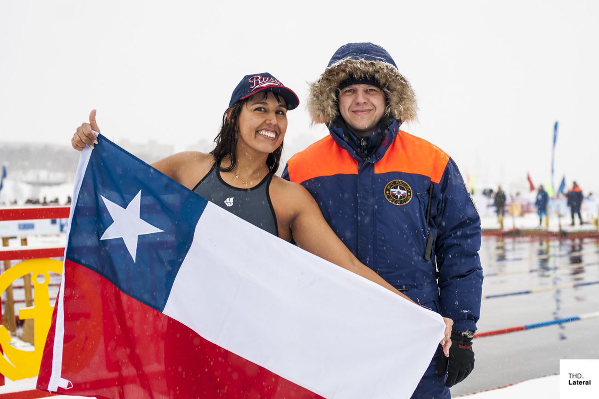 Bárbara Hernández ganó seis medallas en el Circuito Mundial de nado en aguas gélidas