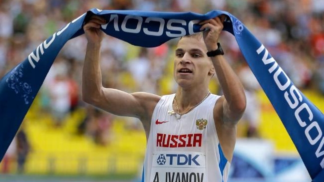 Ruso Ivanov perdió su título mundial de 20 kilómetros marcha por dopaje