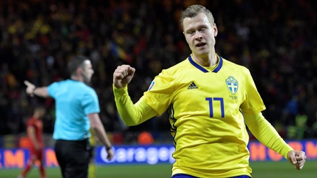 Suecia doblegó con lo justo a Rumania en su debut por las clasificatorias a la Eurocopa 2020