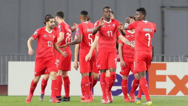 Suiza debutó con sólido triunfo ante Georgia en las eliminatorias a la Euro