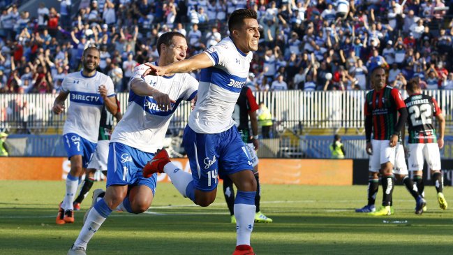 Pinares se lució con un zurdazo imparable para ampliar la cuenta de la UC ante Palestino