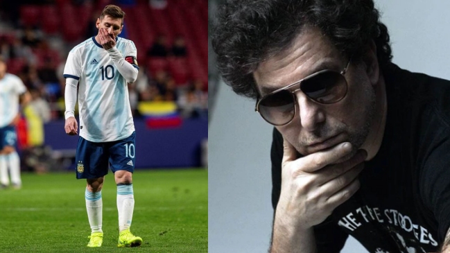 Andrés Calamaro en faceta de columnista de fútbol: “Messi no es el problema”