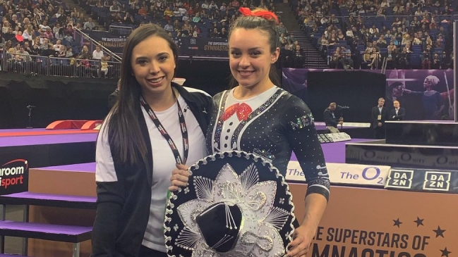 Gimnasta mexicana sorprendió con rutina al ritmo de la película “Coco”