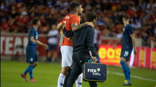 Guillermo Maripán estará al menos dos semanas fuera de las canchas