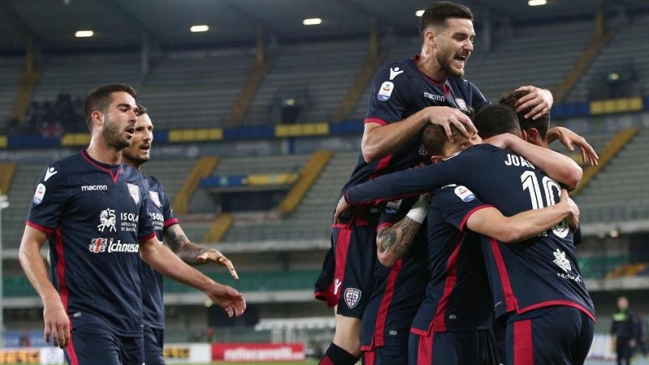 Cagliari venció con comodidad a Chievo Verona en la Serie A