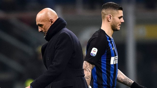 Luciano Spalletti excluyó a Mauro Icardi de la lista de Inter para medirse a Lazio