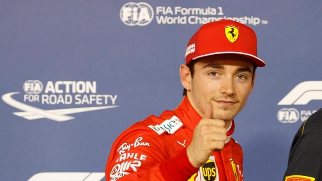 Charles Leclerc firmó en Bahrein su primera “pole position” en la Fórmula 1