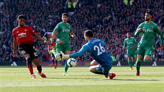 Manchester United volvió a la senda del triunfo en la Premier de la mano de Rashford y Martial
