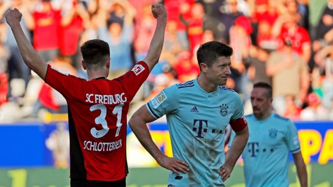 Bayern empató con Friburgo y permitió que Borussia Dortmund tomara el liderato
