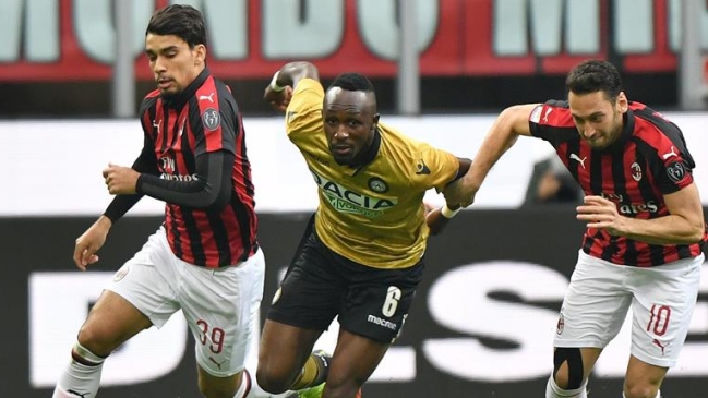 AC Milan igualó con Udinese y sigue sin levantar cabeza en la liga italiana