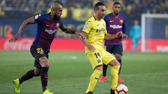 Medios españoles aprobaron el partido de Vidal ante Villarreal: Puso ganas, lucha y corazón
